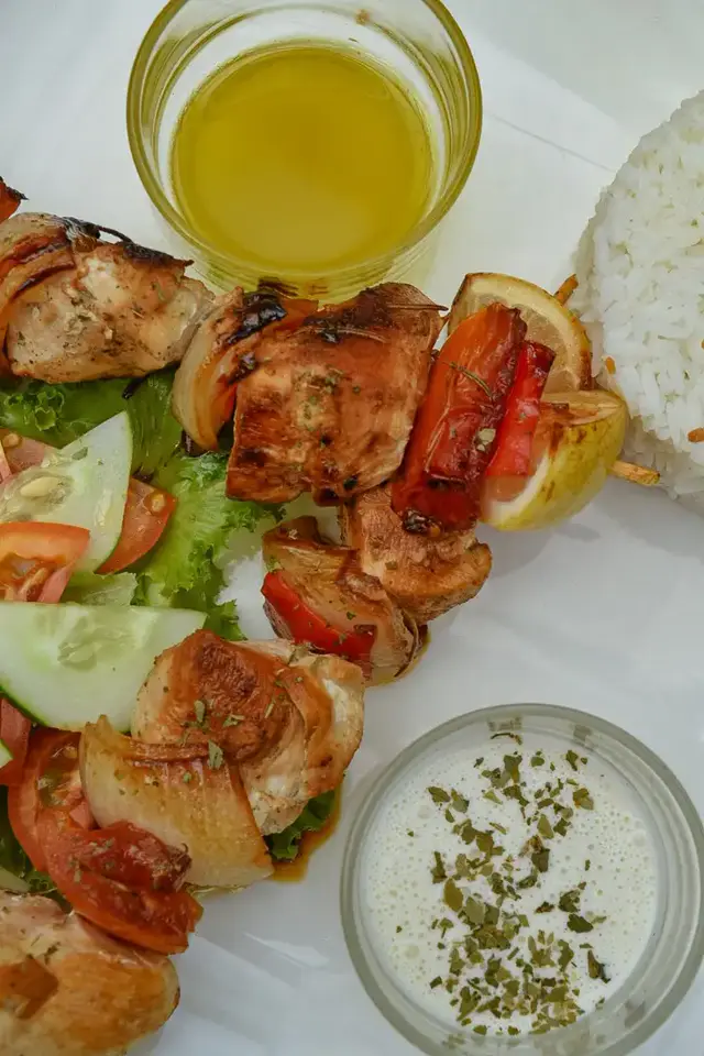Brochettes de poulet à La Tortue