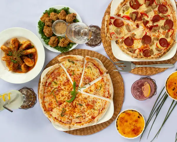 Pizza au restaurant La Tortue